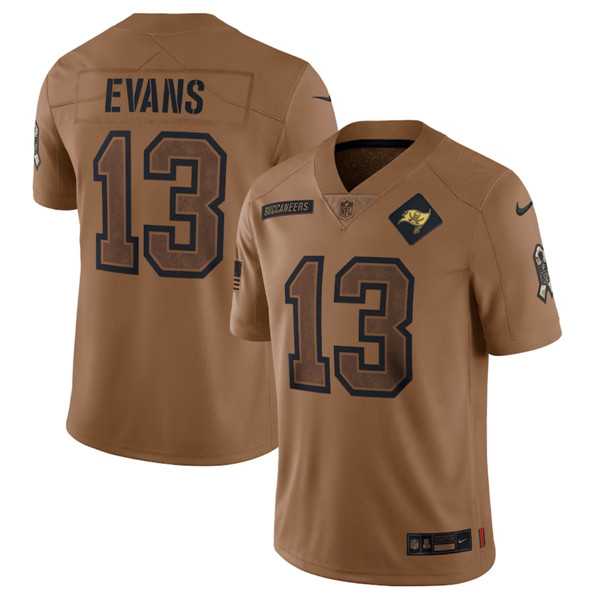 Men's Tampa Bay Buccaneers #13 Mike Evans 2023 Brown Salute To Service Limited Football Stitched Jersey Dyin,We sell and wholesale Men's Tampa Bay Buccaneers #13 Mike Evans 2023 Brown Salute To Service Limited Football Stitched Jersey Dyin on line form chian!